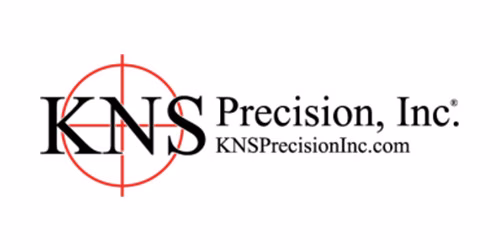 KNS Precision logo – anti-walk pins, AR parts, AK components, and precision firearm upgrades