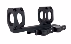 Precision rifle scope mounts, quick detach red dot risers, and heavy duty optic rings.